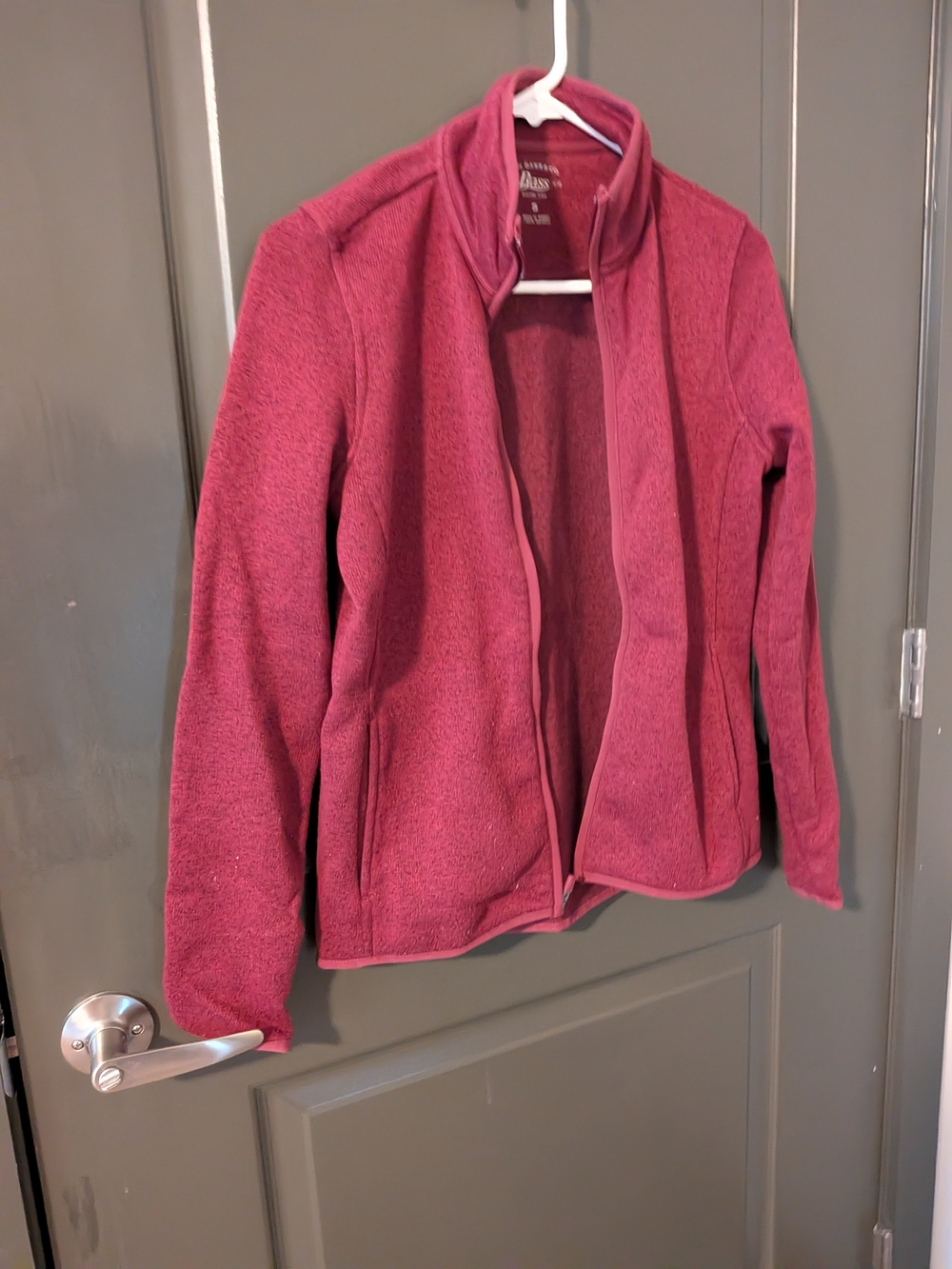 G.H. Bass & Co. Raspberry Fleece Full-Zip Jacket - Picture 5 of 5